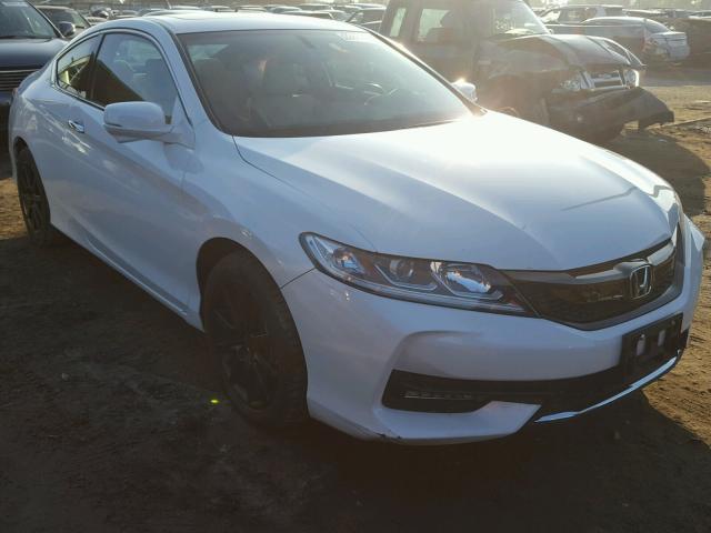 1HGCT2B8XGA002041 - 2016 HONDA ACCORD EXL WHITE photo 1