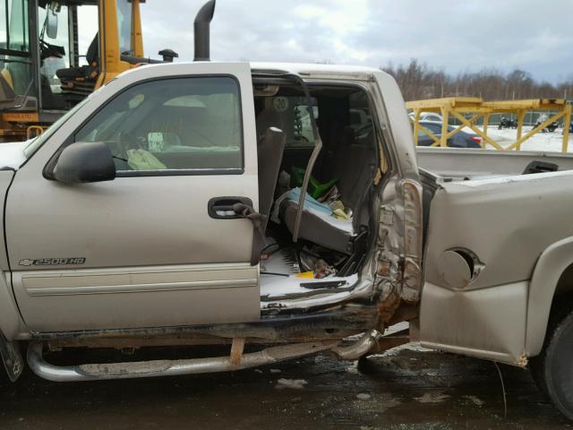 1GCHK29U35E132887 - 2005 CHEVROLET SILVERADO TAN photo 9