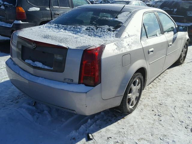 1G6DM57N430171443 - 2003 CADILLAC CTS SILVER photo 4