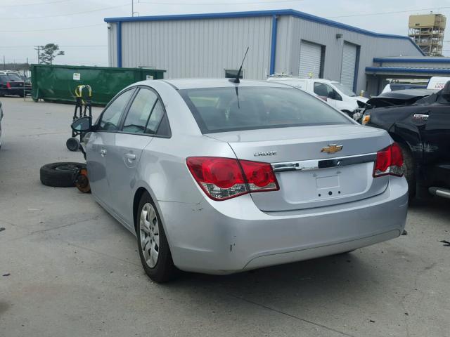 1G1PA5SH4D7105349 - 2013 CHEVROLET CRUZE LS SILVER photo 3