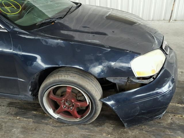 19UYA42411A013232 - 2001 ACURA 3.2CL BLUE photo 10