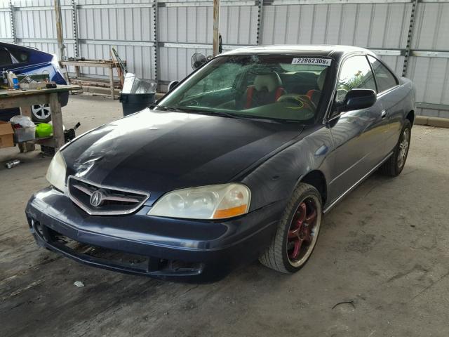 19UYA42411A013232 - 2001 ACURA 3.2CL BLUE photo 2