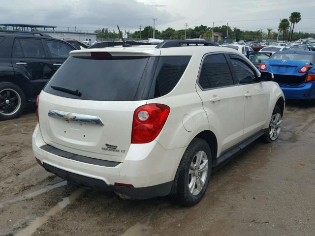 1GNALBEKXEZ100330 - 2014 CHEVROLET EQUINOX LT WHITE photo 4