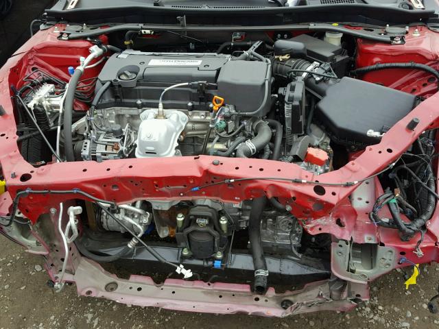 1HGCT1B30GA002094 - 2016 HONDA ACCORD LX- RED photo 7