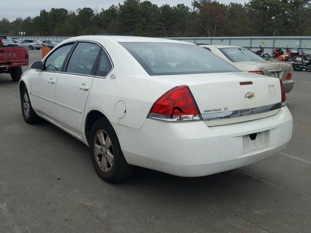 2G1WT55K369400781 - 2006 CHEVROLET IMPALA LT WHITE photo 3