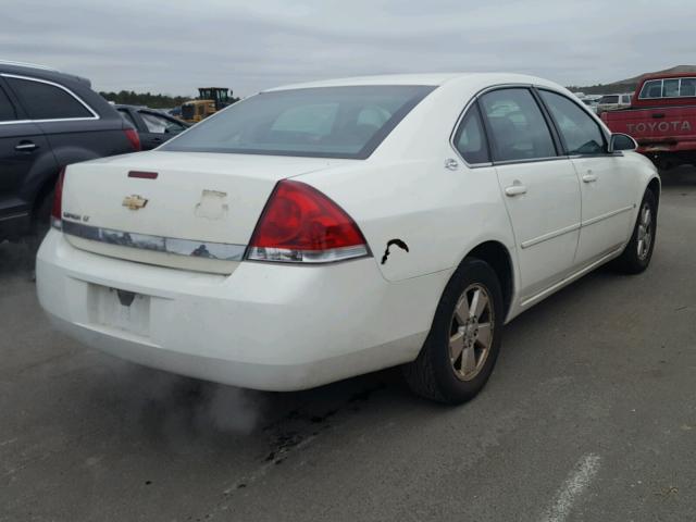 2G1WT55K369400781 - 2006 CHEVROLET IMPALA LT WHITE photo 4