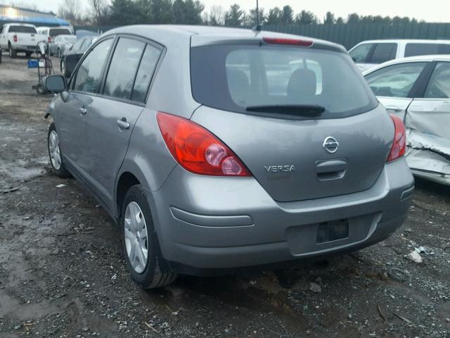 3N1BC1CP1CK808047 - 2012 NISSAN VERSA S GRAY photo 3