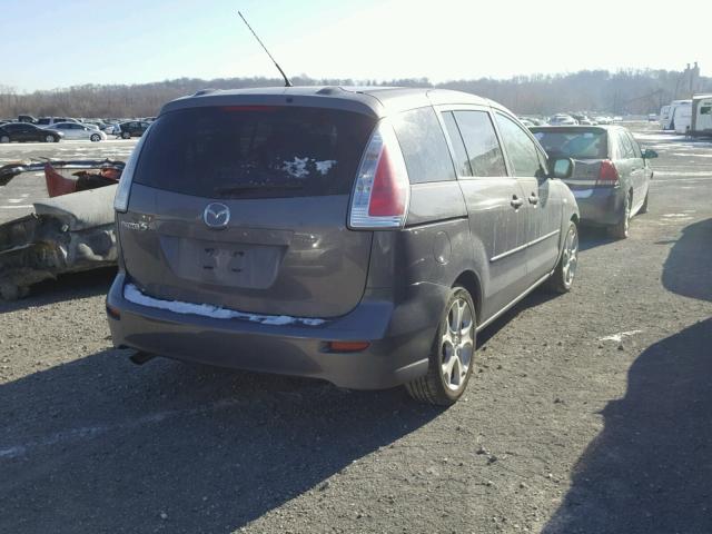 JM1CR293180313906 - 2008 MAZDA 5 GRAY photo 4