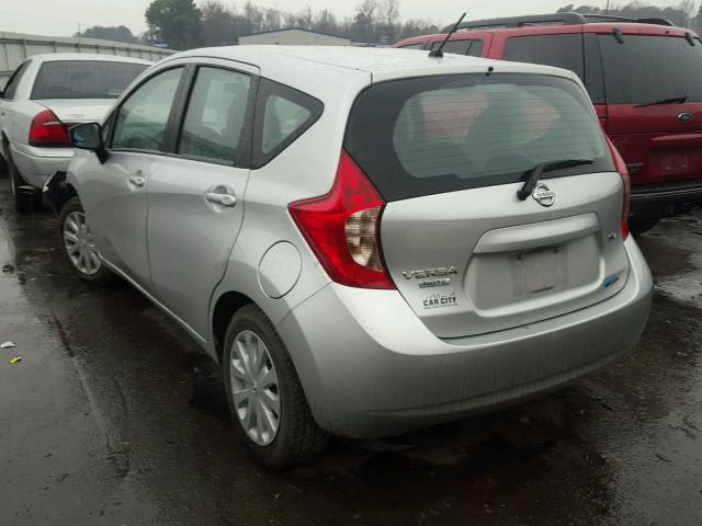 3N1CE2CP6FL375120 - 2015 NISSAN VERSA NOTE SILVER photo 3