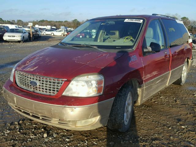 2FMZA58254BA32305 - 2004 FORD FREESTAR L RED photo 2