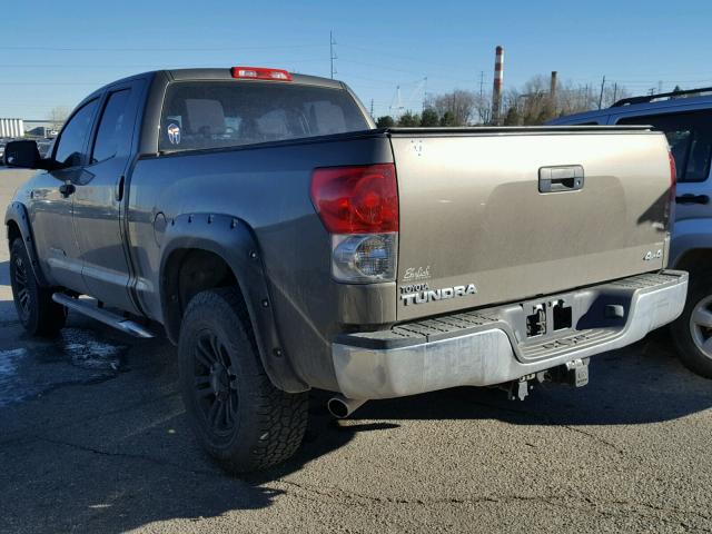 5TFBV54128X076655 - 2008 TOYOTA TUNDRA DOU BROWN photo 3