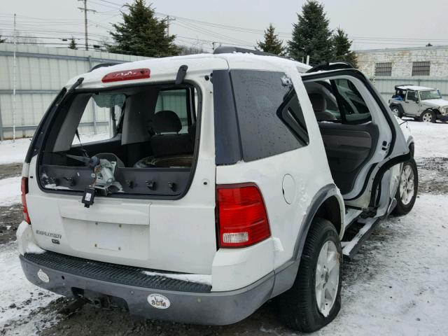 1FMZU63K64UA86212 - 2004 FORD EXPLORER X WHITE photo 4