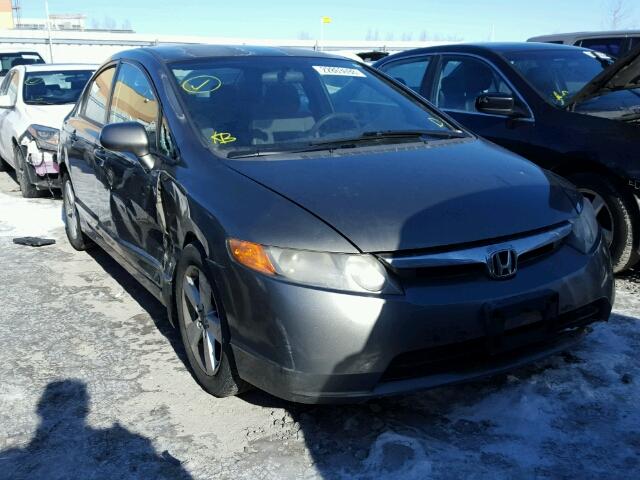 2HGFA16597H011652 - 2007 HONDA CIVIC LX GRAY photo 1