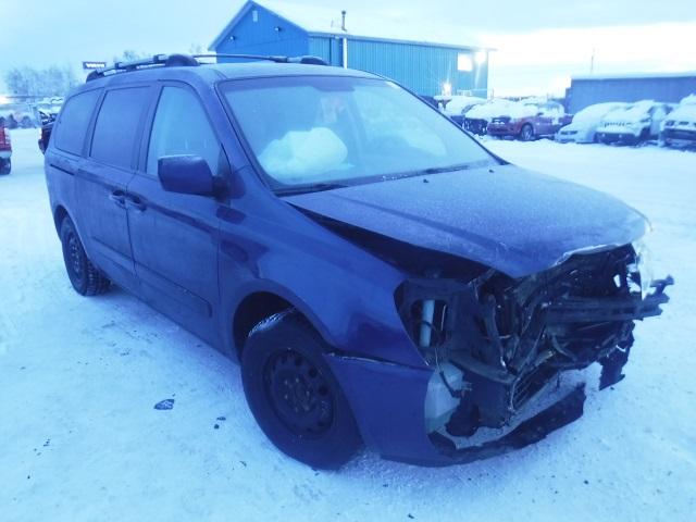 KNDMB233186255925 - 2008 KIA SEDONA EX BLUE photo 1