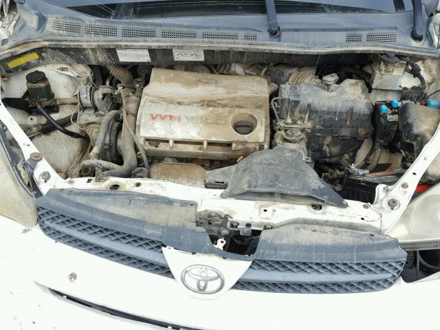 5TDZA23C45S353870 - 2005 TOYOTA SIENNA CE WHITE photo 7