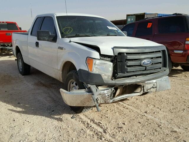 1FTEX1CM1CKD04632 - 2012 FORD F150 SUPER WHITE photo 1