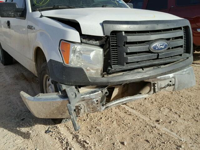 1FTEX1CM1CKD04632 - 2012 FORD F150 SUPER თეთრი ფოტო 9