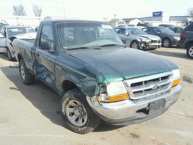 1FTYR10CXYTB39393 - 2000 FORD RANGER GREEN photo 1