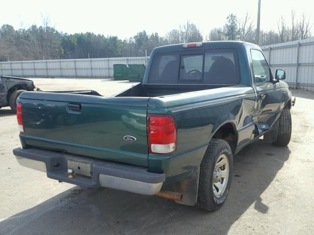 1FTYR10CXYTB39393 - 2000 FORD RANGER GREEN photo 4