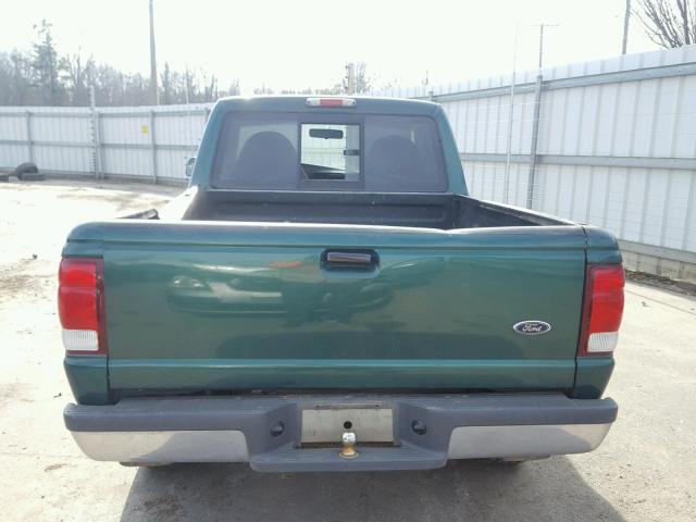 1FTYR10CXYTB39393 - 2000 FORD RANGER GREEN photo 6