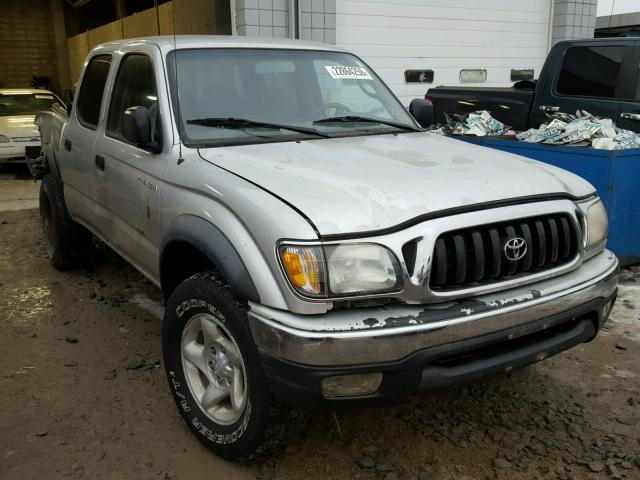 5TEHN72N52Z063135 - 2002 TOYOTA TACOMA DOU SILVER photo 1