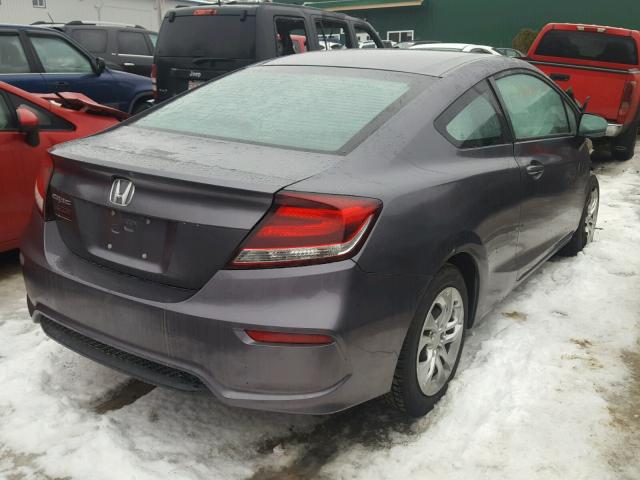 2HGFG3B59EH517253 - 2014 HONDA CIVIC LX GRAY photo 4