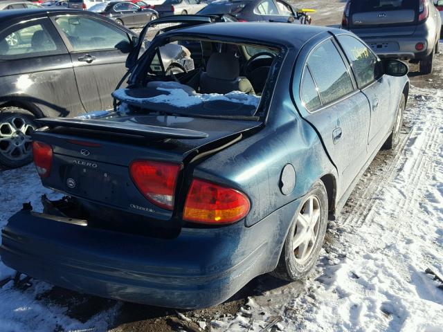 1G3NL52E32C315735 - 2002 OLDSMOBILE ALERO GL GREEN photo 4