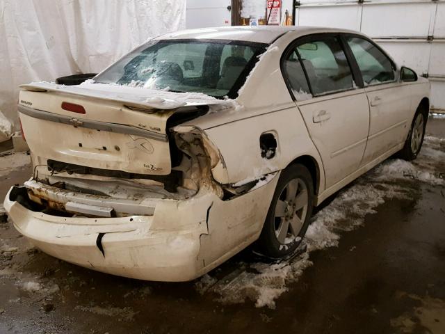 1G1ZT53886F114243 - 2006 CHEVROLET MALIBU LT WHITE photo 4