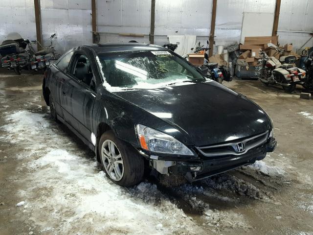 1HGCM72617A018248 - 2007 HONDA ACCORD EX BLACK photo 1