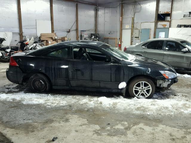 1HGCM72617A018248 - 2007 HONDA ACCORD EX BLACK photo 9