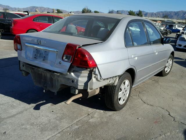 2HGES165X3H623264 - 2003 HONDA CIVIC LX SILVER photo 4