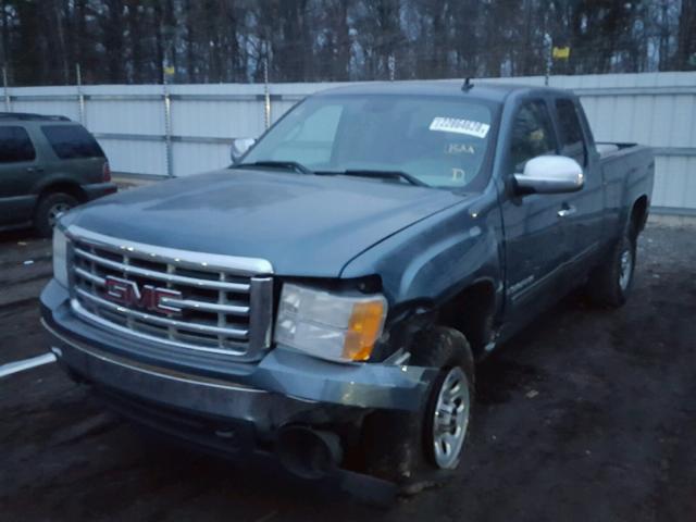 1GTEC19C18Z128464 - 2008 GMC SIERRA C15 BLUE photo 2