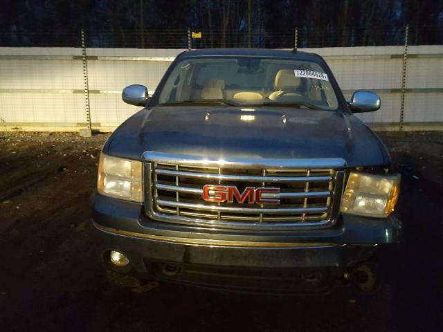 1GTEC19C18Z128464 - 2008 GMC SIERRA C15 BLUE photo 9