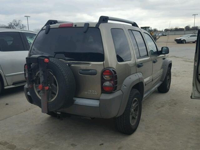 1J4GL38K25W712988 - 2005 JEEP LIBERTY RE TAN photo 4