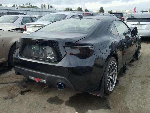 JF1ZNAA19F9712944 - 2015 TOYOTA SCION FR-S BLACK photo 4