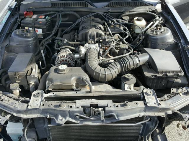 1ZVHT80N185141174 - 2008 FORD MUSTANG GRAY photo 7