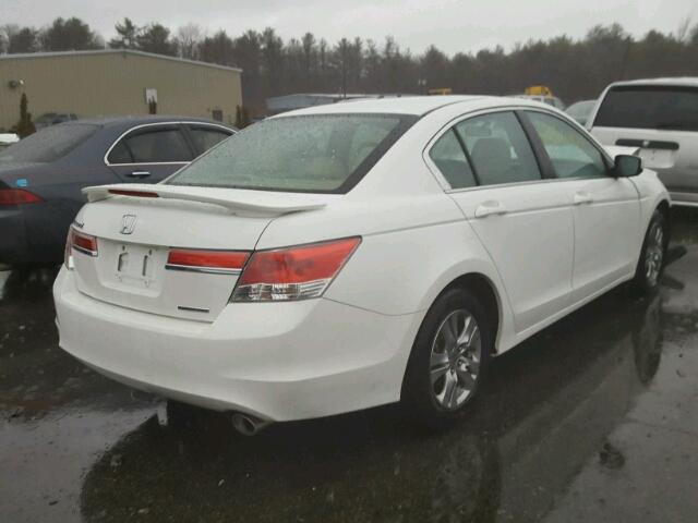 1HGCP2F63BA103976 - 2011 HONDA ACCORD SE WHITE photo 4