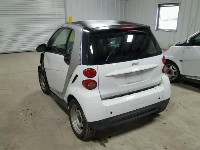 WMEEJ3BA3EK781958 - 2014 SMART FORTWO PUR TWO TONE photo 3