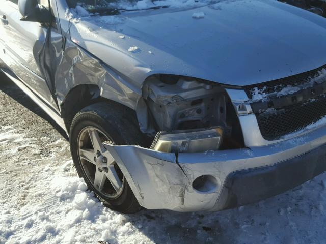 2CNDL73F656065284 - 2005 CHEVROLET EQUINOX LT SILVER photo 9