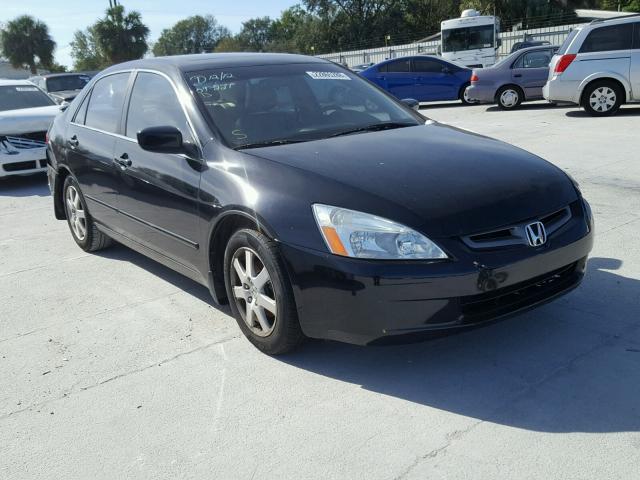 1HGCM66575A020207 - 2005 HONDA ACCORD EX BLACK photo 1