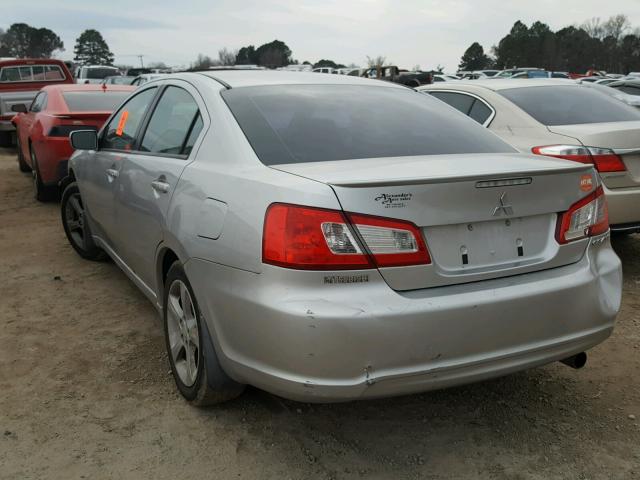 4A3AB36F69E004109 - 2009 MITSUBISHI GALANT ES SILVER photo 3