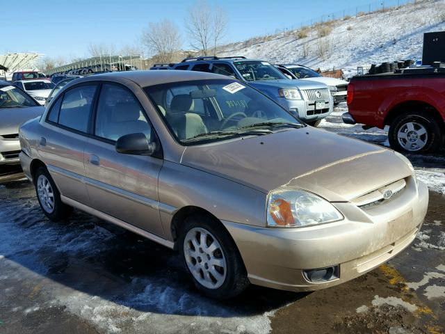 KNADC125136230085 - 2003 KIA RIO GOLD photo 1