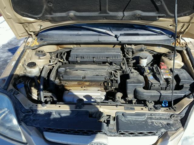 KNADC125136230085 - 2003 KIA RIO GOLD photo 7