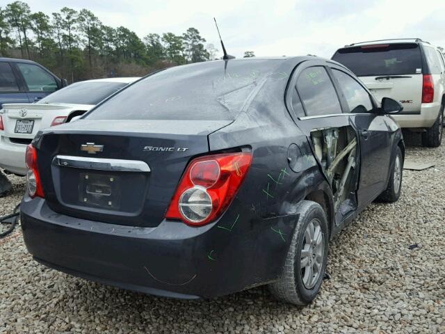 1G1JD5SH2D4199472 - 2013 CHEVROLET SONIC LT GRAY photo 4