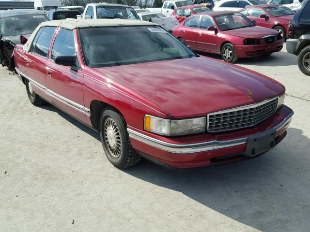 1G6KD52B2SU235443 - 1995 CADILLAC DEVILLE RED photo 1