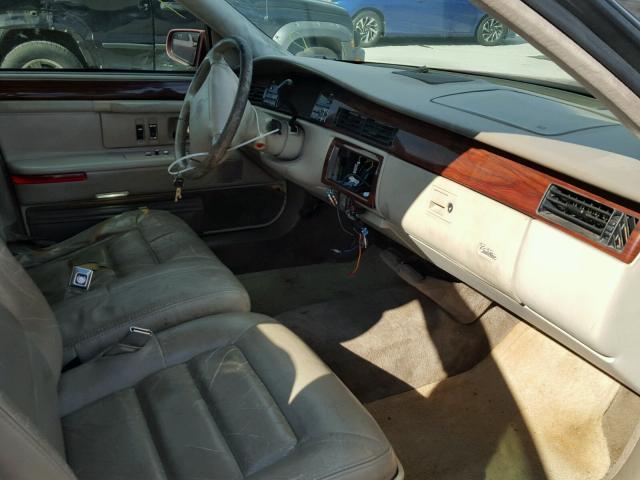 1G6KD52B2SU235443 - 1995 CADILLAC DEVILLE RED photo 5