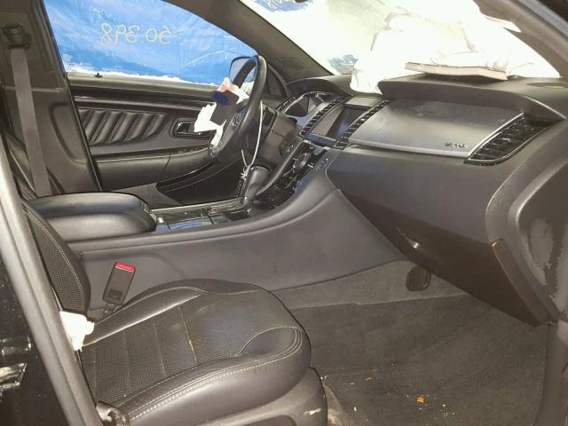 1FAHP2KT9DG149804 - 2013 FORD TAURUS SHO BLACK photo 5