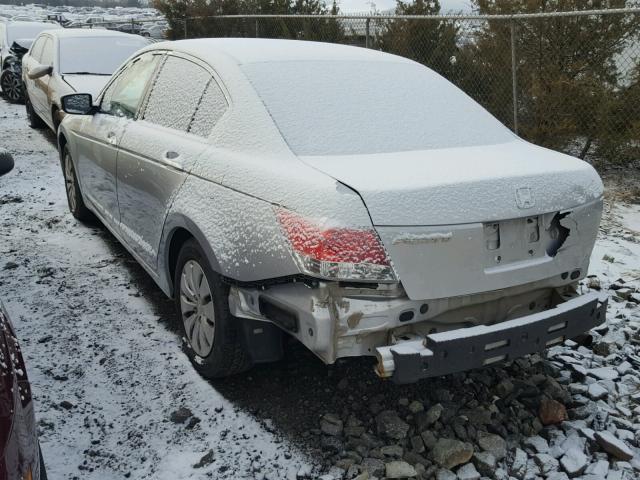 1HGCP26368A065674 - 2008 HONDA ACCORD LX SILVER photo 3