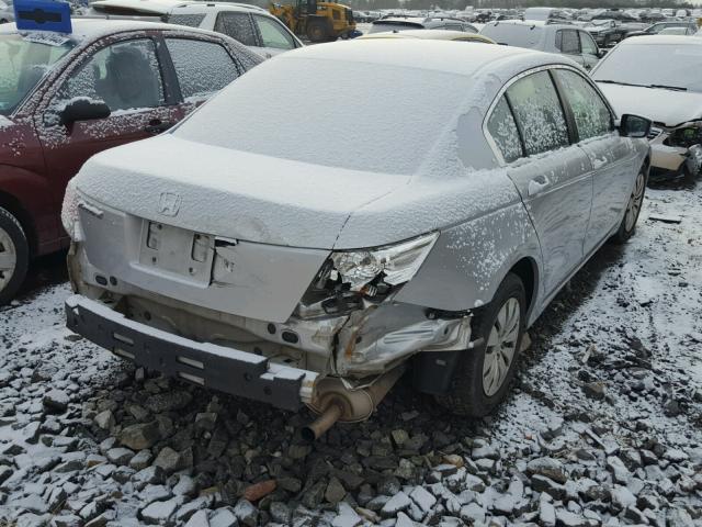 1HGCP26368A065674 - 2008 HONDA ACCORD LX SILVER photo 4