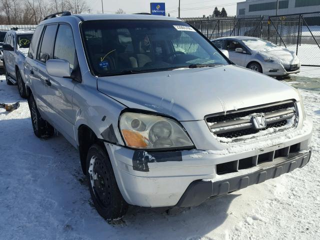 2HKYF18414H555563 - 2004 HONDA PILOT EX SILVER photo 1